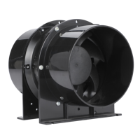 Ventilateurs axiaux de ventilation en ligne électriques puissants et silencieux, 4 à 10 tailles, certifiés CE, applications OEM/ODM, en plastique