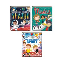 Libro de Actividades Educativo de Tapa Dura Estilo Edicart, Libro de Actividades con Pizarra Blanca, Aprendizaje Colorido para Niños, 3 Artículos, 18 Páginas