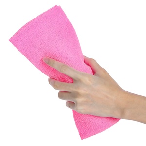 Long Exfoliating <b>Washcloth</b> Durable Japanese Nylon Body Scrubber Towel Korean Exfoliating <b>Bath</b> Cloth - Product Image 4