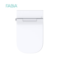 FABIA WC intelligent mural certifié CE, avec bidet électrique automatique en céramique, fonction lavage et massage, vente en gros