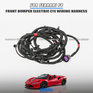 Front Bumper For Ferrari F8 Spider Tributo Copper Electrical Radar <b>Wiring</b> Harness OE 000917381 - Product Image 2