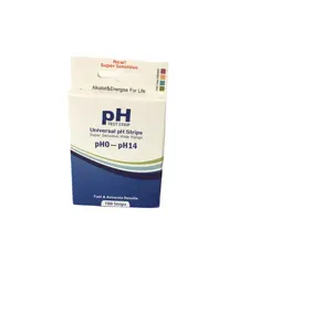 PH0-14ทดสอบแถบสากล Ph ตัวบ่งชี้ทดสอบกระดาษ