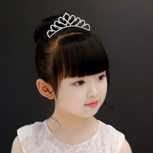 <span class=keywords><strong>Couronne</strong></span> de princesse pour filles anniversaire spectacle cadeau <span class=keywords><strong>couronne</strong></span> diadème diadème blanc plaqué cristal Floral <span class=keywords><strong>mariage</strong></span> mariée cheveux tête accessoires - Product Image 3