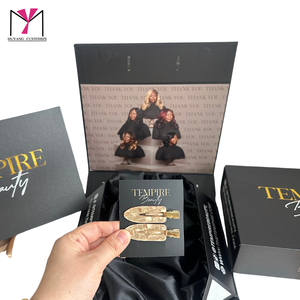 Muyang Hot Stamping logo Fancy Wig <b>Box</b> Customized Logo Perfume Household Food <b>Shipping</b> Magnet - Product Image 5