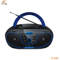Reproductor de CD Portátil Personal, Radio FM, USB, Entrada AUX, Salida para Auriculares, Compatible con MP3, Sonido Nítido y Completo, Funciona con Corriente Alterna/Corriente Directa, para el Hogar