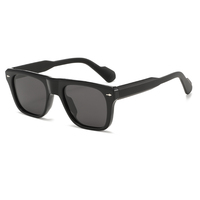 Nouvelles Lunettes de Soleil Polarisées NWO T1779 Polyvalentes Décontractées pour Trajet Quotidien, Monture Carrée Unisexe, Protection UV Complète