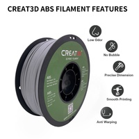 Filament d'imprimante 3D ABS en gros Creat3D 1,75 mm/3 mm 1 kg/bobine, haute dureté, filament ABS 3D