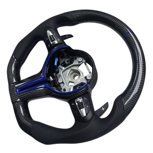 Nuevo Producto al por Mayor: Volante de Cuero y Fibra de Carbono para BMW Serie 3, Serie 5, F10, F20, F30, F90, F01, F02 - Product Image 1