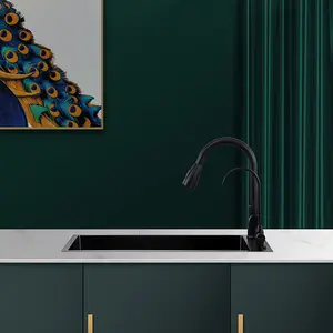 Évier ménager 3.0 en acier inoxydable 304 noir évier simple lavabo latéral lavabo de lavage