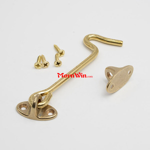 Serratura <span class=keywords><strong>porta</strong></span> fermo <span class=keywords><strong>finestra</strong></span> soggiorno vento rinforzante antico <span class=keywords><strong>finestra</strong></span> <span class=keywords><strong>porta</strong></span> <span class=keywords><strong>porta</strong></span> supporto asta 3 pollici in ottone gancio cabina e chiusura a occhio - Product Image 6