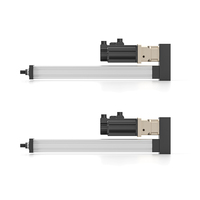 Hochleistungs-Modularer Hochpräzisions-JST 1,5 Tonnen Traglast Einziehbarer Servo-Elektrozylinder 60mm Hub 400W Motor 20mm/s Geschwindigkeit