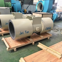 Ventilateur à jet électrique personnalisé, ventilateur axial à pales en aluminium pour aérisation de parking/entrepôt/atelier/usine, support ODM