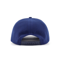Casquettes de baseball perforées au laser personnalisées en gros d'usine, casquettes de sport et de golf de haute qualité avec logo brodé doré pour hommes