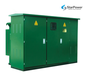 75 Kva 150 Kva 300 Kva Transformador montado en almohadilla 7,2 Kv 7,62 Kv Voltaje de salida 380V 35kv Voltaje de entrada - Product Image 2