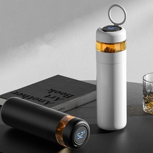 Tea Separation <b>Thermo</b> <b>Bottle</b> 316 Stainless Steel Thermos Cup Filter Tea Cup With Glass Infuser Separates Tea Water <b>Bottles</b> - Product Image 1