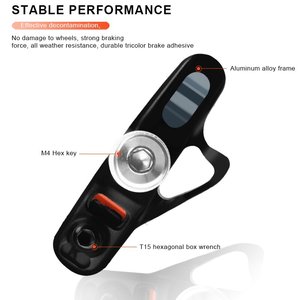RIDERACE 1 Paire de Plaquettes de Frein en Caoutchouc pour Vélo de Route, Plaquettes de Frein pour Frein à Jante CNC, Chaussures de Frein de Vélo Durables, Accessoires de Cyclisme - Product Image 5