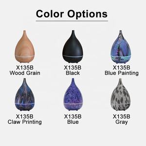 Diffuseur <span class=keywords><strong>d</strong></span>'huiles essentielles, purificateur <span class=keywords><strong>d</strong></span>'<span class=keywords><strong>air</strong></span>, humidificateur, lumière LED contrôlée par application, pour la maison - Product Image 2