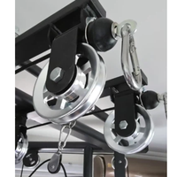 Rueda de polea plana para maquinaria de gimnasio, OEM, de aluminio sólido o hueco, paso de 100 mm