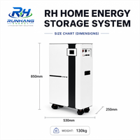 Système de stockage solaire domestique hybride 51,2 V 280 Ah LiFePO4 10 kWh-14 kWh, haute densité, ESS CAN tout-en-un, facile à utiliser
