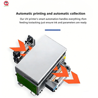 Imprimante à plat multifonctionnelle automatique Kenteer nouvelle génération à encre UV Xp600 avec support pour flex et rouleaux
