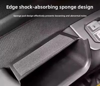 Pour kits intérieurs de voiture JETOUR Traveler Shanyi T2 : Boîte de rangement ABS modifiée avec couvercle de poignée de porte et fonction de protection