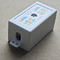 Boîtier de raccordement en ligne CAT6 UTP, boîte de jonction pour câble Ethernet 110 IDC à poinçonner pour extension et réparation de câbles réseau