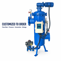 Système de filtration liquide industriel à brosse rotative automatique en acier inoxydable pour l'eau de refroidissement et d'usine