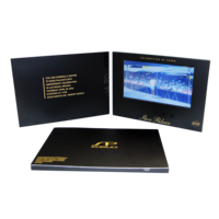 Vente en gros de nouveaux produits technologiques matériel UV noir brochure vidéo écran lcd 7 pouces motion vide o book