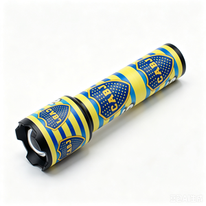Torcia Tattica LED Laser Ultra Luminosa Bianca Ricaricabile Zoomabile Personalizzabile ad Alta Intensità Lanterna Portatile per Pesca - Product Image 1