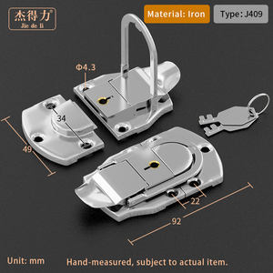 स्टील ब्रीफकेस पार्ट्स उपकरण बॉक्स फ्लाइट केस और टूल केस लैच लॉक - Product Image 5