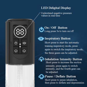 Grande pompe d'agrandissement du pénis, pompe à vide pour homme, manchon en silicone, gobelet de masturbation SPA - Product Image 4