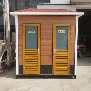 ห้องน้ำเคลื่อนที่แบบแผงแซนวิช ดีไซน์เรียบง่าย เป็นมิตรกับสิ่งแวดล้อม เหมาะสำหรับสถานที่ท่องเที่ยว ใช้งานกลางแจ้ง - Product Image 2