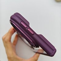 Étui de téléphone pliable en TPU PC transparent avec anneau métallique rotatif à 360° pour iPhone DUO, coque magnétique transparente