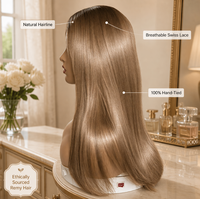 Perruque juive en gros, 100% cheveux vierges slaves, Sheitel à dessus en soie, dessus en peau multidirectionnel, ligne de cheveux naturelle