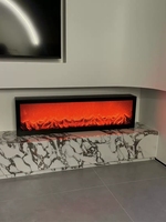 Nouvelle Cheminée Électrique à Bas Prix 97 cm 2026, Lampe Décorative à Flamme LED pour Salon Européen, Fabricants
