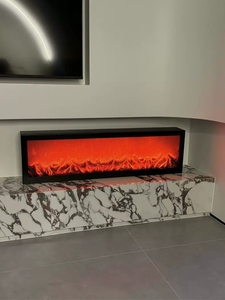 2025 mới giá thấp 97cm Lò sưởi điện Châu Âu phòng khách các nhà sản xuất led mô phỏng ngọn lửa trang trí đèn lò sưởi - Product Image 3