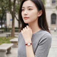 Montre GEDIs à quartz pour femme, nouvelle collection, simple et élégante, bracelet en cuir, résistante à l'eau, polyvalente pour le travail et les rendez-vous.