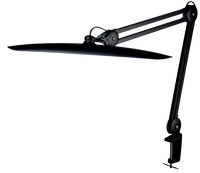 Lampe de salon de beauté LED 9501LED à large abat-jour, 24W, lumière cosmétique pour les cils, lampe de travail LED rechargeable avec pince