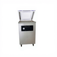 Machine d'emballage sous vide verticale Langtai avec fonctions de collage et d'étiquetage pour boîtes alimentaires, scellage de sacs en plastique et système de purge de gaz