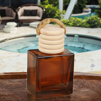 Diffuseur d'huiles essentielles parfumées personnalisable désodorisant d'aromathérapie bouteille de parfum de voiture en verre suspendue