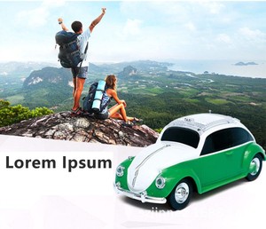 Mini haut-parleur portable sans fil de type stéréo extérieur, son haute fidélité, super basses, avec lumière LED - Product Image 2