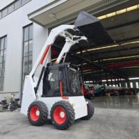 Mini Caricatore Diesel Compatto 4WD con Caricatore Frontale Idraulico per Agricoltura e Costruzioni