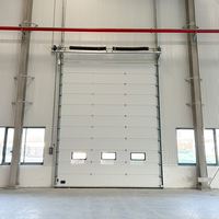Puerta Industrial Seccional de Fabricación China, Puerta Seccional Inteligente de Tamaño Personalizado, Puerta Seccional Superior
