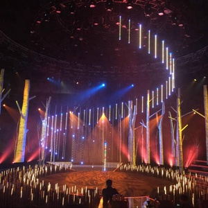 Orbisfly Kinetic Lighting 3D Tube Colorful Controlable Wedding Dj Club Concert Show Decoración Triangle Group Stage Lights - Product Image 4