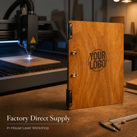 Porta Menús Personalizado A4 A5 con Logotipo, Carpeta de Menú de Madera Premium para Restaurante, Bar, Cafetería, Bebidas, Suministros para Bodas