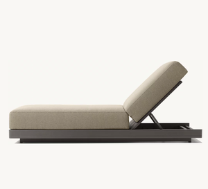 Sassanid Recién llegado Patio al aire libre Juegos de jardín Hotel Resort Hecho a mano Metal arquitectónico Santos Aluminio Chaise - Product Image 2