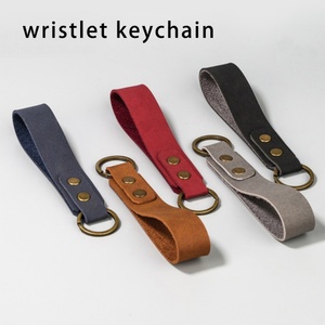<b>Leather</b> <b>Key</b> <b>Chain</b> Wholesale <b>Key</b> <b>Chain</b> Accessories Luxury Metal Hook Wrist Strap <b>Leather</b> <b>Key</b> <b>Chain</b> Custom Logo <b>Leather</b> Keychain - Product Image 6
