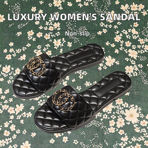 Sandali da <span class=keywords><strong>Donna</strong></span> di Alta Qualità per Interni ed Esterni, Eleganti e di Lusso, <span class=keywords><strong>Antiscivolo</strong></span>, Traspiranti, con Suola in Gomma Leggera - Product Image 3