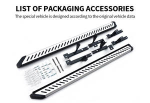 Vente en gros conception spéciale <span class=keywords><strong>4x4</strong></span> accessoires de carrosserie tout-terrain marchepied fixe pour VW <span class=keywords><strong>Tiguan</strong></span> Sport 2017 + marchepied latéral - Product Image 6