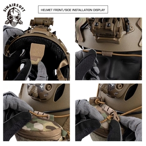 Sac de rangement pour batterie - Poids réglable - Équilibrage arrière - Distribution pour les lunettes de vision nocturne adaptées au casque - Product Image 3